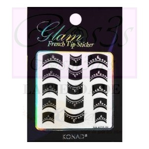 Glam sticker manicura francesa. KGS 06