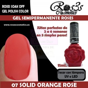 07-Solid Orange Rose 11ml.