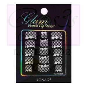 Glam sticker manicura francesa. KGS 09