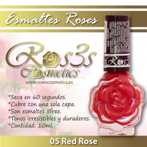 ESMALTE ROS3S: 05 RED ROSE